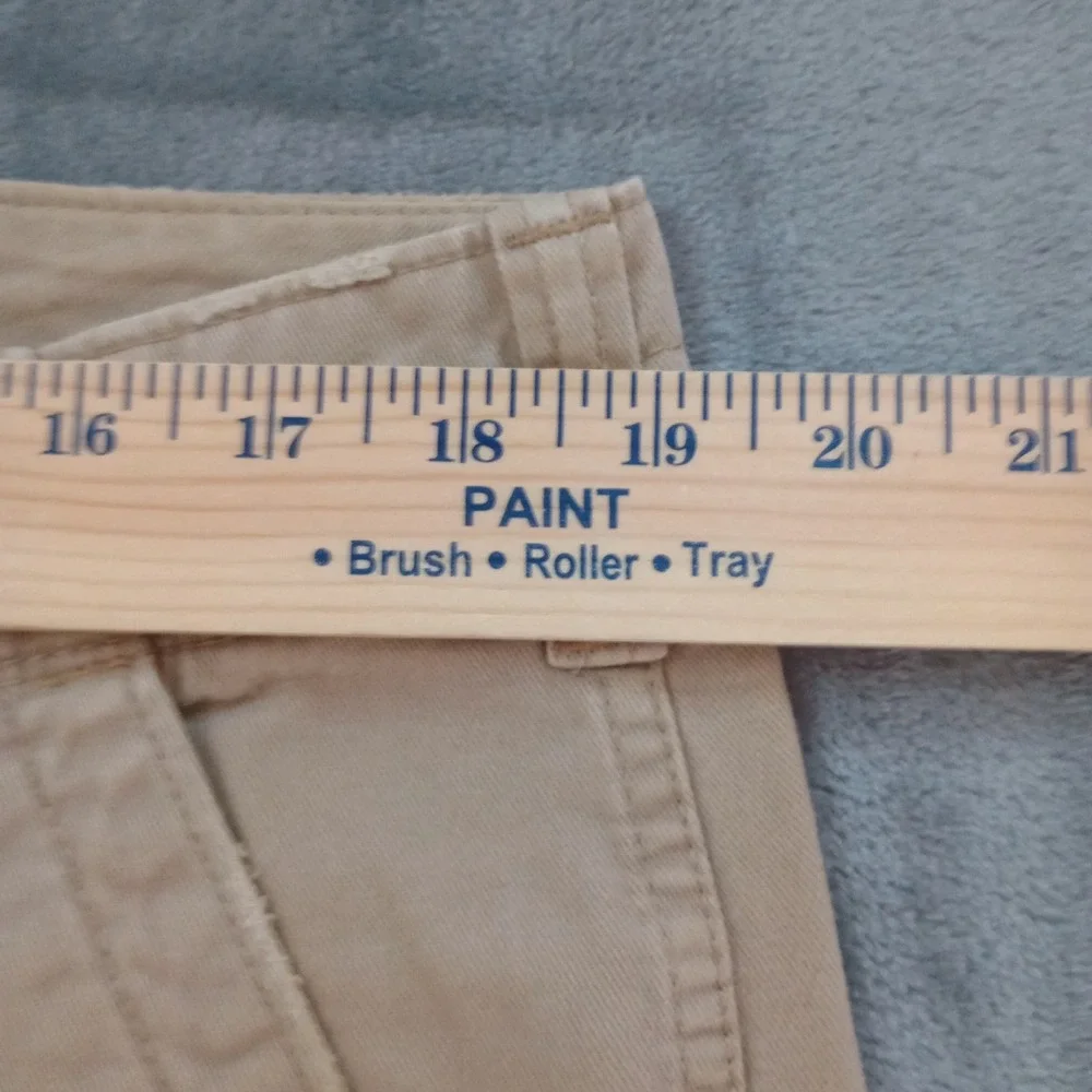 Polo Jeans Co Cargo Shorts Mens 36 Tan‎ Khaki 100% Cotton Utility Relaxed Fit